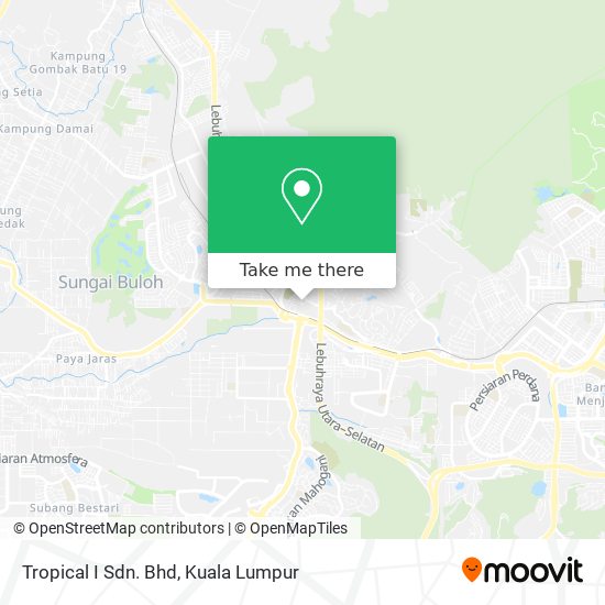 Tropical I Sdn. Bhd map