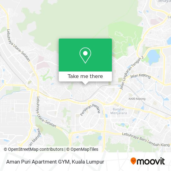 Aman Puri Apartment GYM map