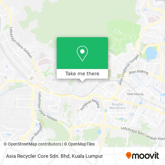 Asia Recycler Core Sdn. Bhd map