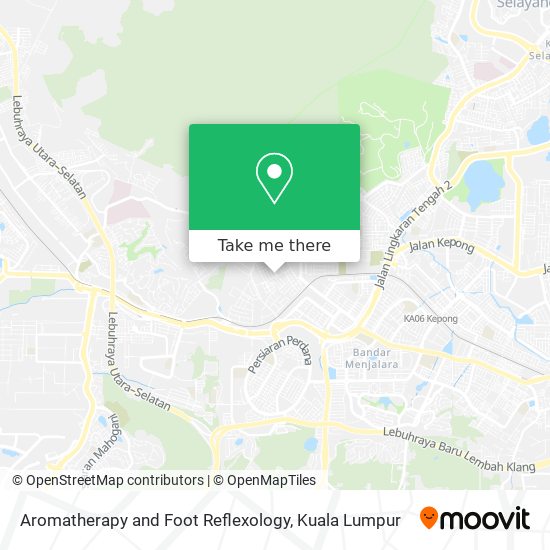 Aromatherapy and Foot Reflexology map