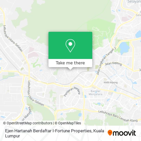 Ejen Hartanah Berdaftar I-Fortune Properties map
