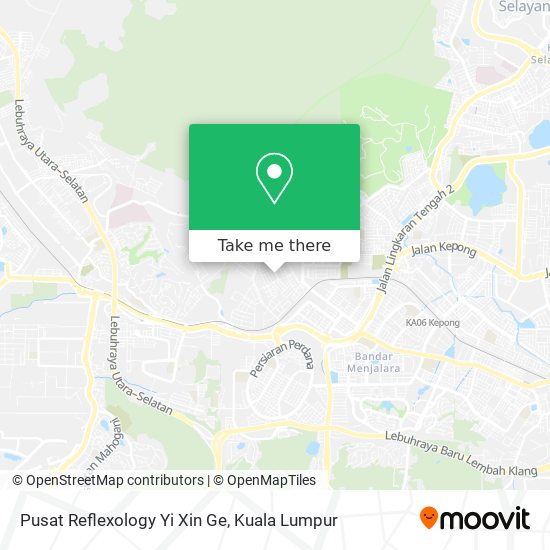 Pusat Reflexology Yi Xin Ge map