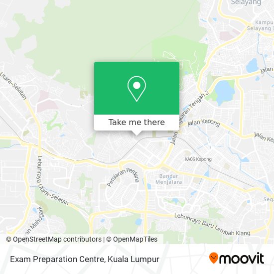 Exam Preparation Centre map