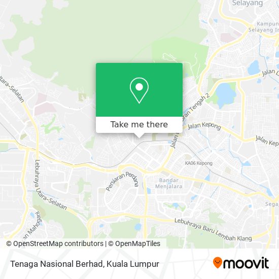 Tenaga Nasional Berhad map