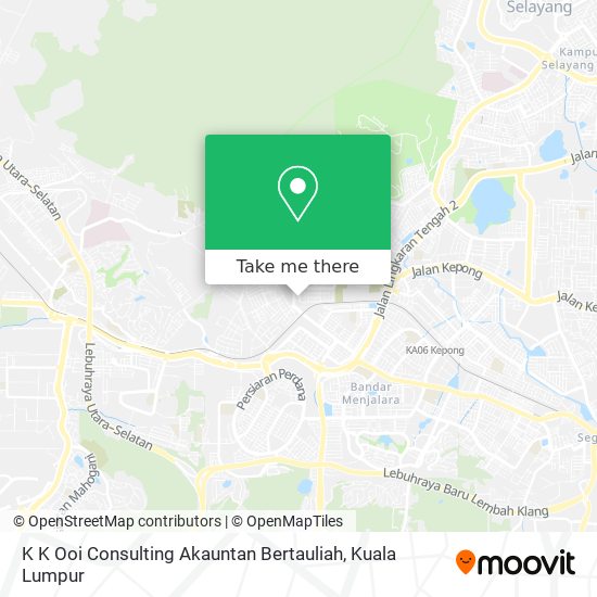 Peta K K Ooi Consulting Akauntan Bertauliah