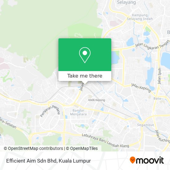 Efficient Aim Sdn Bhd map