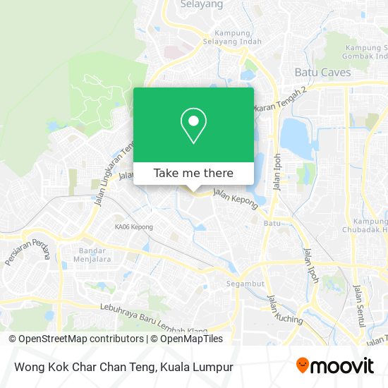 Peta Wong Kok Char Chan Teng