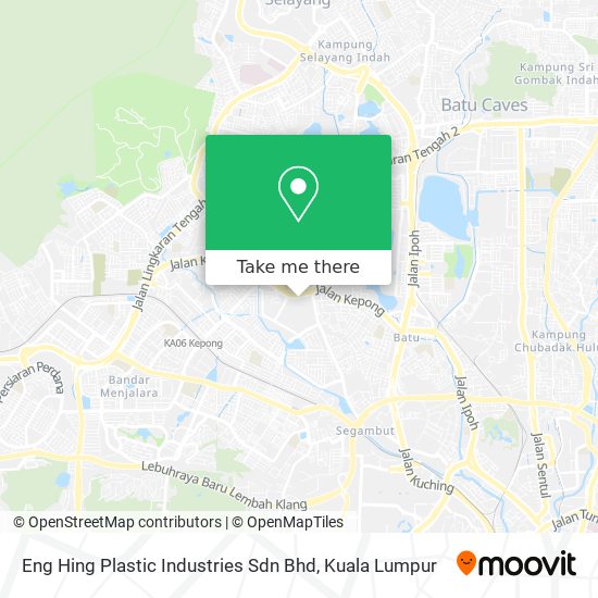 Eng Hing Plastic Industries Sdn Bhd map