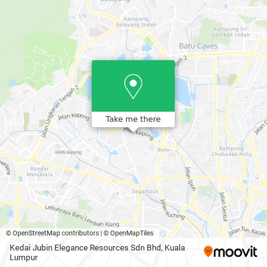 Kedai Jubin Elegance Resources Sdn Bhd map