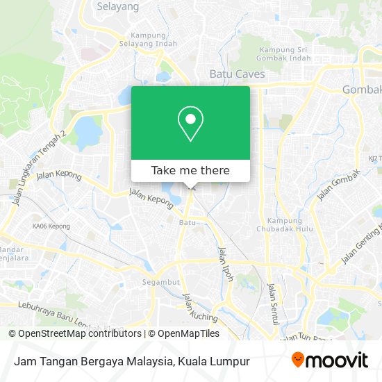 Jam Tangan Bergaya Malaysia map