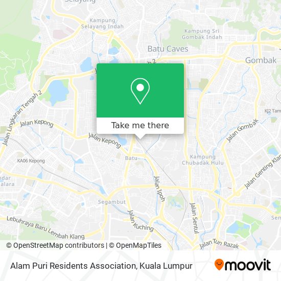 Alam Puri Residents Association map