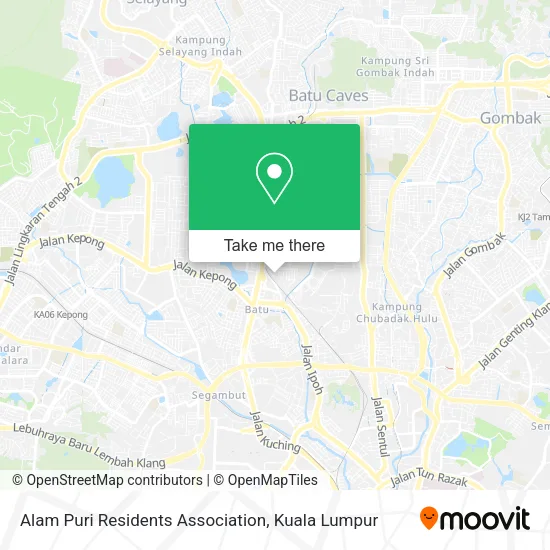 Alam Puri Residents Association map