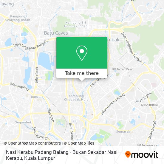 Peta Nasi Kerabu Padang Balang - Bukan Sekadar Nasi Kerabu