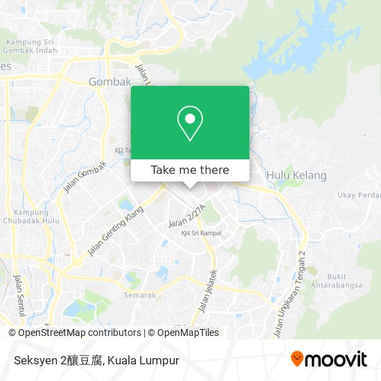 Seksyen 2釀豆腐 map