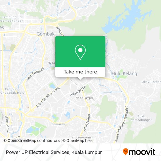 Power UP Electrical Services map