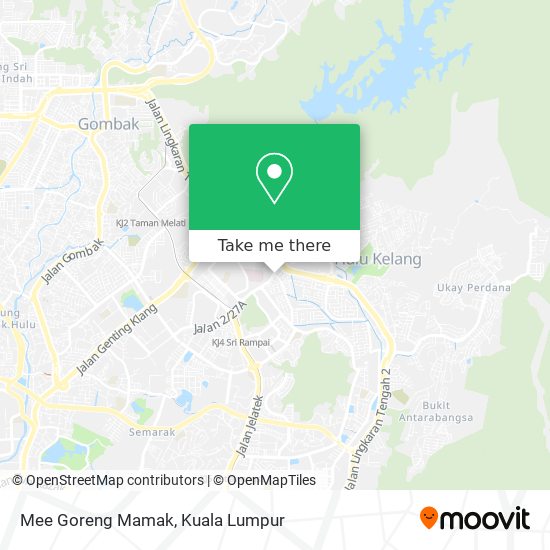 Peta Mee Goreng Mamak
