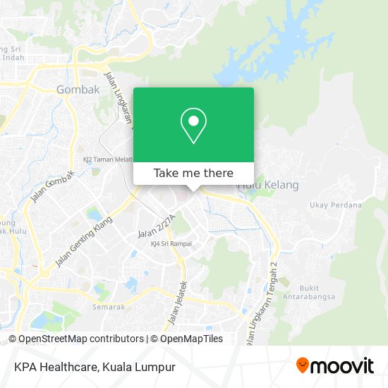 Peta KPA Healthcare