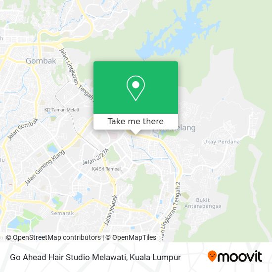 Go Ahead Hair Studio Melawati map