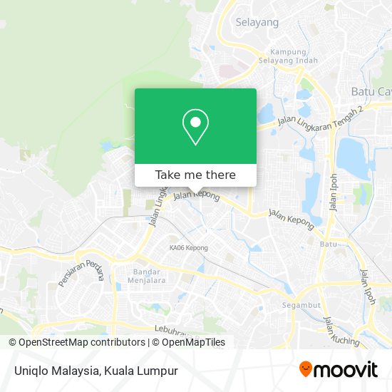 Uniqlo Malaysia map