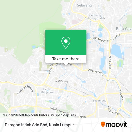 Paragon Indah Sdn Bhd map