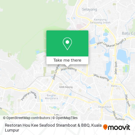 Restoran Hou Kee Seafood Steamboat & BBQ map