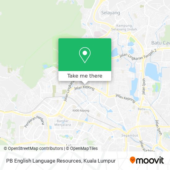Peta PB English Language Resources