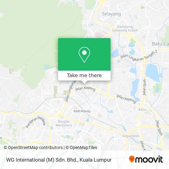 WG International (M) Sdn. Bhd. map