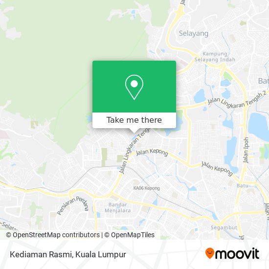 Kediaman Rasmi map