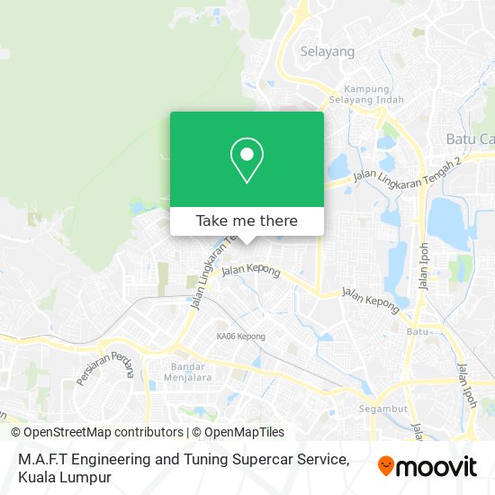 M.A.F.T Engineering and Tuning Supercar Service map