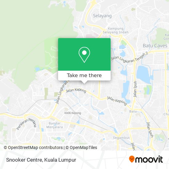 Snooker Centre map