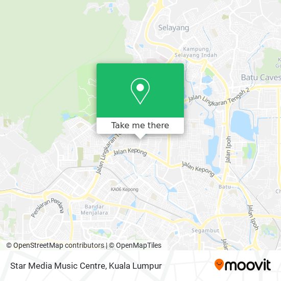 Star Media Music Centre map