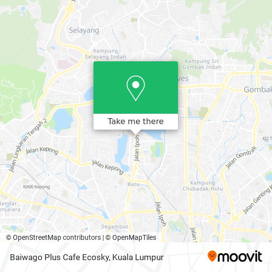 Baiwago Plus Cafe Ecosky map