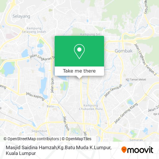 Masjid Saidina Hamzah,Kg.Batu Muda K.Lumpur map