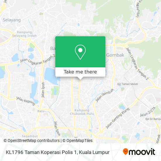 Peta KL1796 Taman Koperasi Polis 1