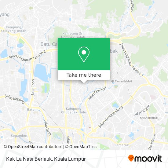 Kak La Nasi Berlauk map