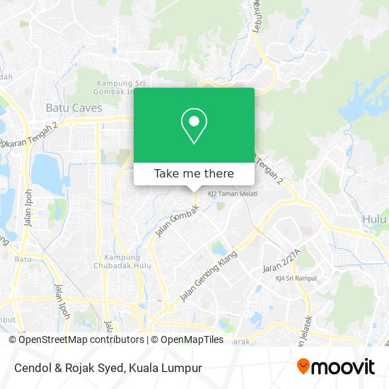 Cendol & Rojak Syed map