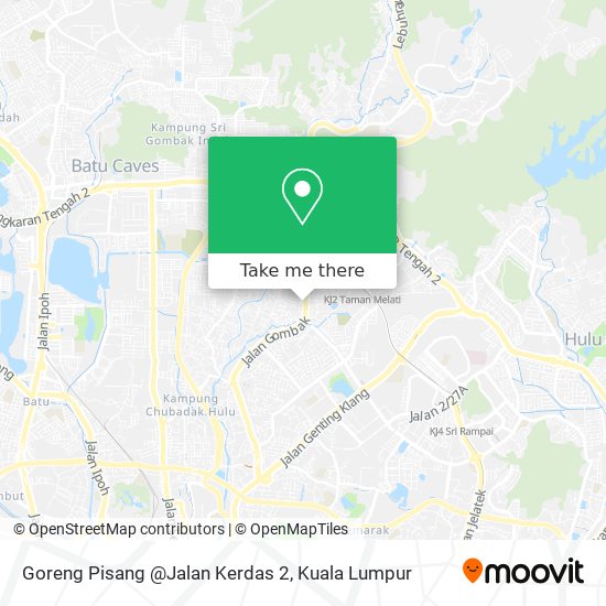 Goreng Pisang @Jalan Kerdas 2 map