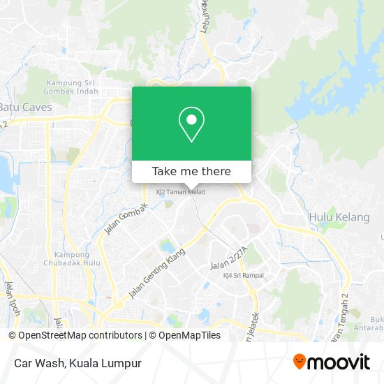 Car Wash map