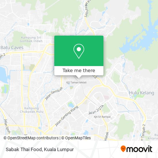 Sabak Thai Food map