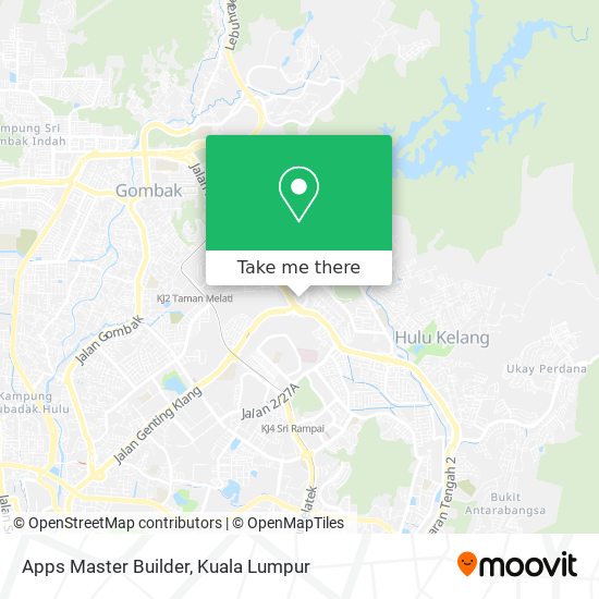 Apps Master Builder map