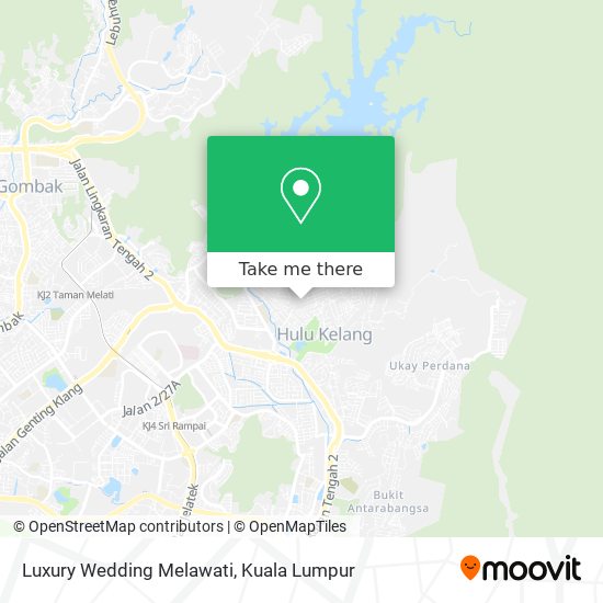 Luxury Wedding Melawati map