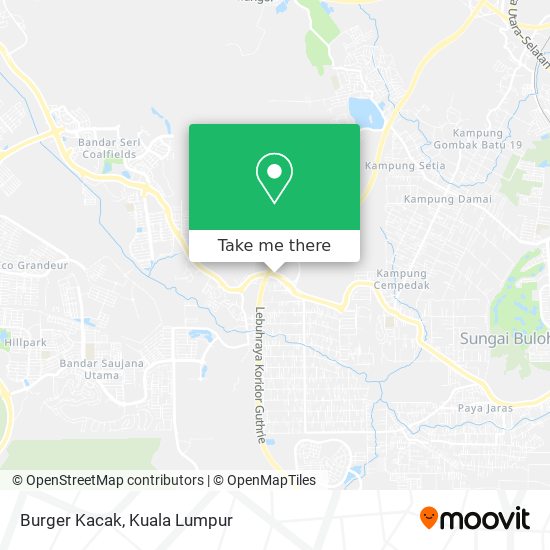Peta Burger Kacak