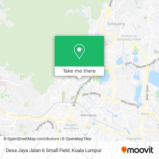 Peta Desa Jaya Jalan 6 Small Field
