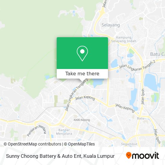 Sunny Choong Battery & Auto Ent map