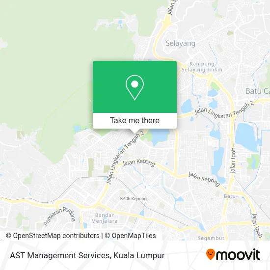 AST Management Services map