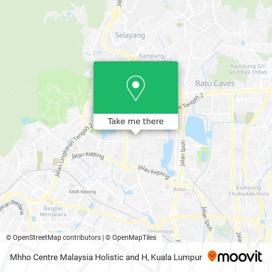 Mhho Centre Malaysia Holistic and H map