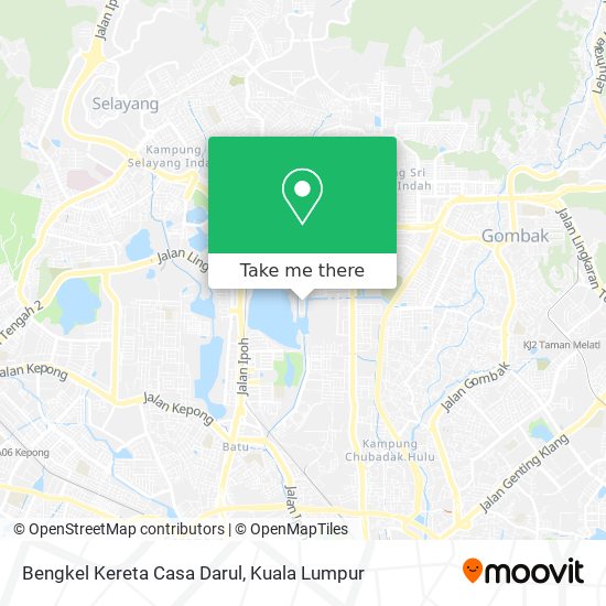 Bengkel Kereta Casa Darul map