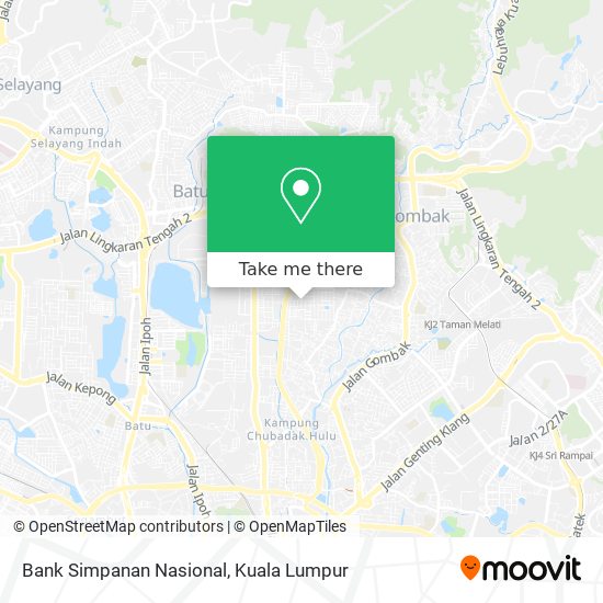 Bank Simpanan Nasional map