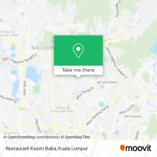 Restaurant Kasim Baba map