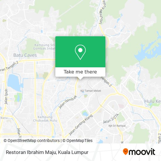 Peta Restoran Ibrahim Maju
